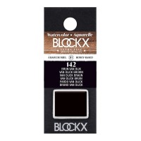 BLOCKX Watercolour Half Pan S1 142 Van Dijk Brown